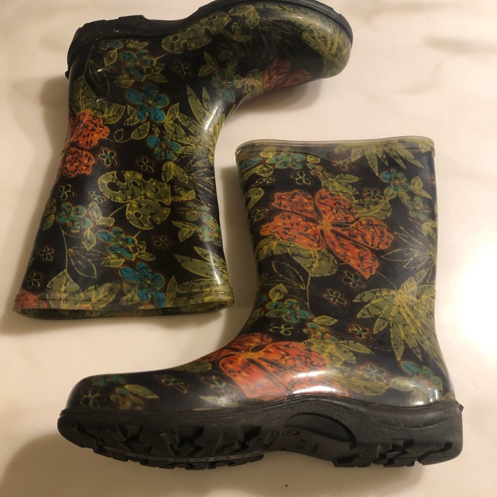 Slogger Rain Boots Floral Design 9
